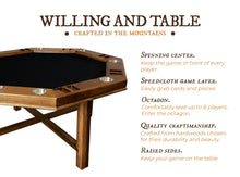 Load image into Gallery viewer, Spinning Center Game Table